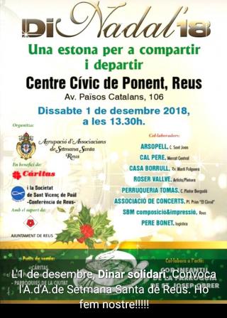 Cartell DiNadal Reus 2018