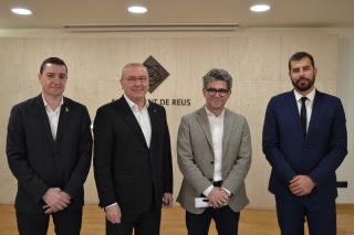Foto de família de la presentació del Mobile Week Reus