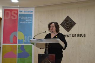 Montserrat Flores ha explicat el Pla de Polítiques LGTBI+