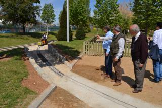 Imatge del nou trajecte construït al Parc del Trenet