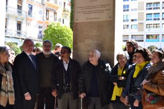 Descoberta placa commemoració 80è aniversari bombardejos Guerra Civil