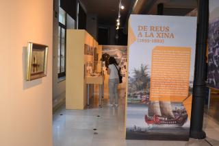 Imatge de l'exposició sobre Eduard Toda al Museu del raval de Santa Anna de Reus