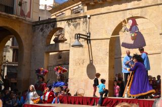 Un moment de l'última activitat que s'ha fet aquesta Quaresma a les Peixateries Velles