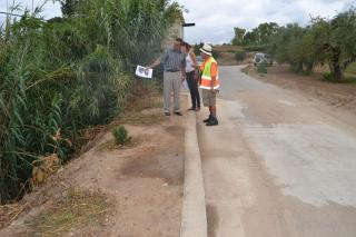 Foto visita regidor de Medi Ambient al camí de les Monges
