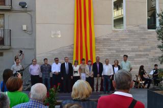 Ofrena floral amb motiu de la Diada Nacional de Catalunya