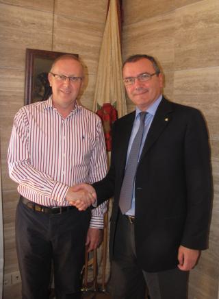 El president de la Cambra de Comerç i l'alcalde de Reus