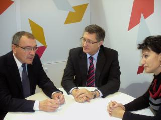 Reunió dels alcaldes de Reus i Terol.