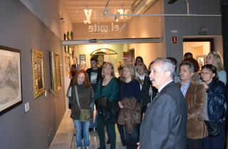 Visita dels guies de l’empresa NT Incoming a l'exposició.