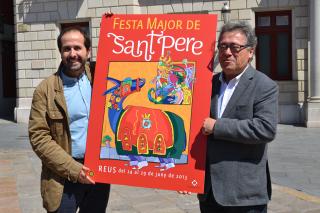 Antonio Fernández-Coca, autor del cartell de la festa major de Sant Pere 2013