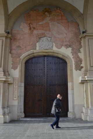Acaben els treballs de restauració de la façana del santuari de Misericòrdia