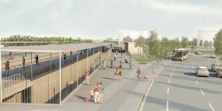 Imatge virtual de la futura estació Reus-Bellissens