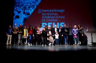 Foto de família de la cloenda del Memorimage 2018