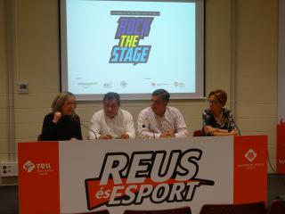 Imatge de la roda de premsa de presentació del Campionat de Hip Hop Ciutat de Reus, el passat 27 de març