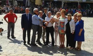 Foto del moment previ a l'encesa de la Tronada