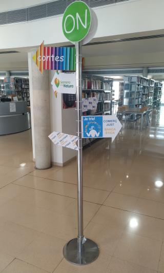 Senyalització a les biblioteques pel programa On Off