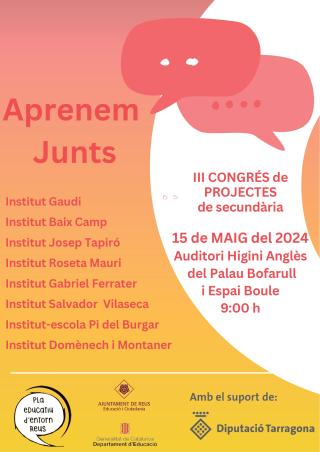 Cartell Aprenem Junts 2024