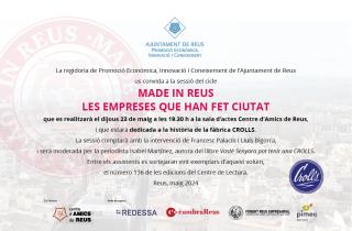 Cartell Made in Reus maig