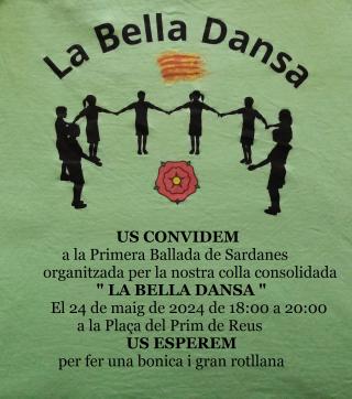 Cartell de la ballada de sardanes Colla Sardanista la Bella Dansa