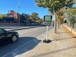 Radar pedagògic de velocitat