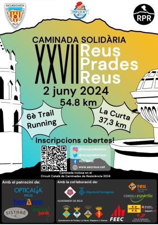 Cartell caminada Reus-Prades-Reus