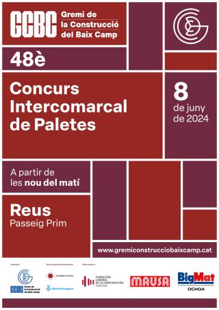 Cartell concurs intercomarcal de paletes de Reus