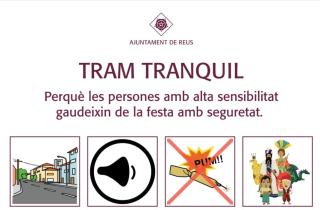 Pictogrames Tram Tranquil Festa Major