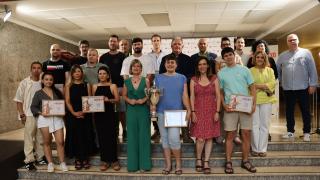 Foto de família dels guardonats de la Ganxet Pintxo 2024