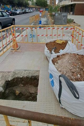 Obres de millora de la xarxa d’aigua a l’avinguda dels Jocs Olímpics