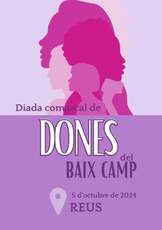 Cartell Diada comarcal de Dones del Baix Camp