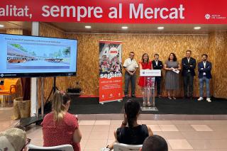 Roda de premsa de presentació de l’Avantprojecte de la reordenació urbana i nous equipaments del Carrilet