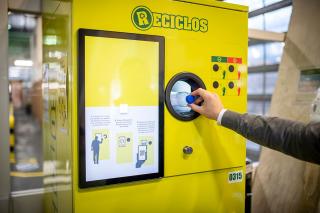 Imatge d'una màquina RECICLOS