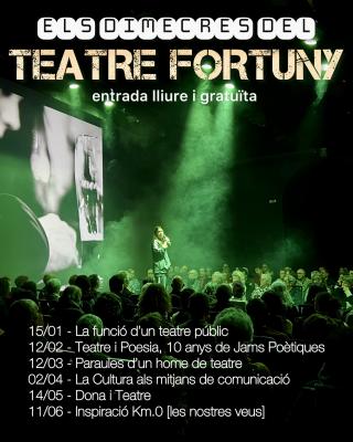 Cartell del Cicle Els dimecres al Fortuny