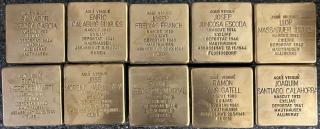 Foto de les Stolperstein d'aquest 2025
