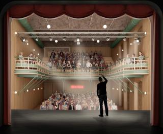 Imatge del projecte guanyador del concurs per a la rehabilitació del Centre Catòlic