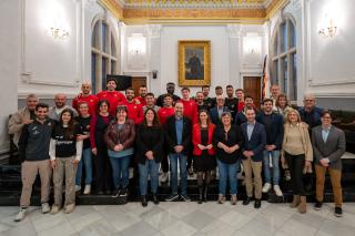 Recepció equip basquet Reus Deportiu