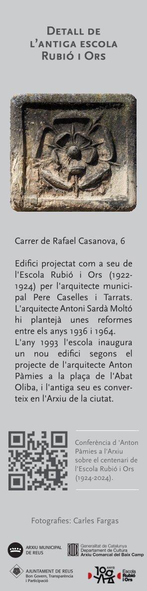 Punt de llibre de l'Arxiu de Reus 2025
