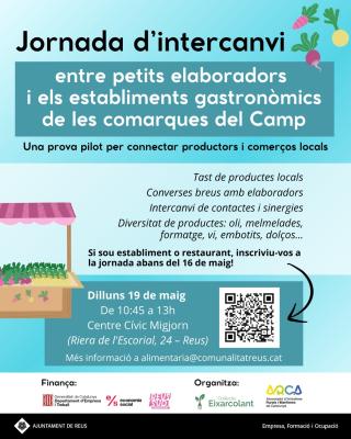 Cartell jornada intercanvi productors