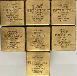 Llambordes Stolpersteine deportats reusencs als camps nazis 2025