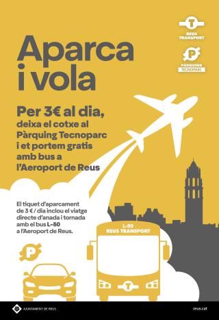 Cartell d'Aparca i Vola