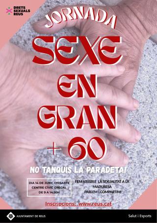 Cartell jornada Sexe en Gran +60