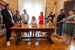 Visita institucional de la consellera de Cultura, Sònia Hernández