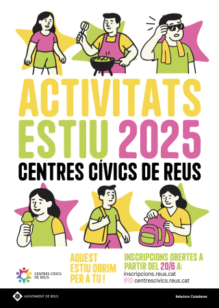 Cartell activitats estiu XCC 2025