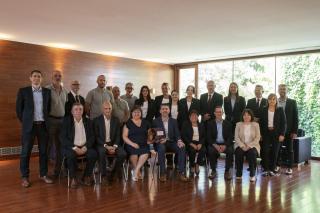L'equip de Funecamp amb el premi