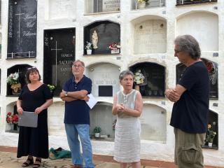 Acte memòria històrica a Llorenç del Penedès