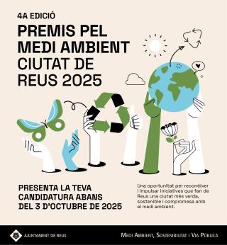 Cartell Premis Medi Ambient Ciutat de Reus 2025