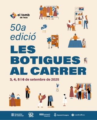 Cartell 50a edició de 'Les Botigues al Carrer'