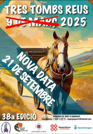 Cartell Tres Tombs Reus 2025