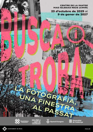 Cartell exposició 'Busca i troba. La fotografia, una finestra al passat'