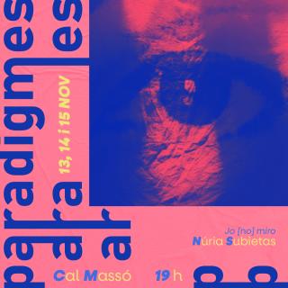 Cartell “Jo (no) miro”, de Núria Subietas