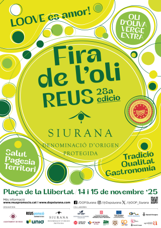Cartell Fira de l'Oli Reus 2025